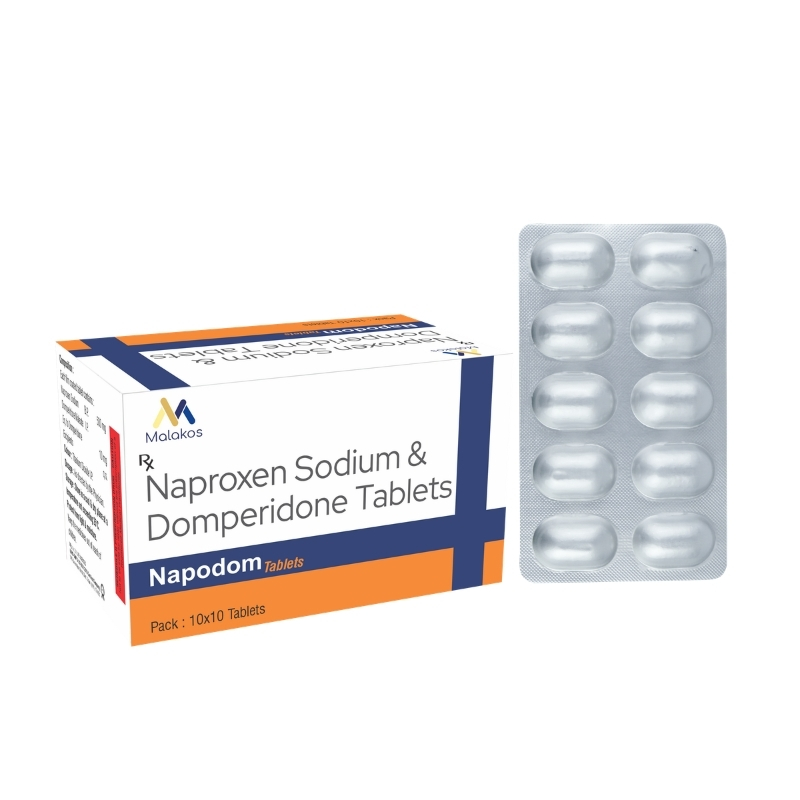 NAPROXEN 500 MG + DOMPERIDONE 10 MG TABS