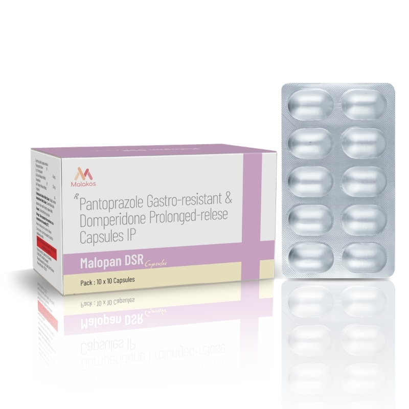 ENTERIC COATED PANTOPRAZOLE SODIUM 40MG + DOMPERIDONE 30 MG SR CAPSULE