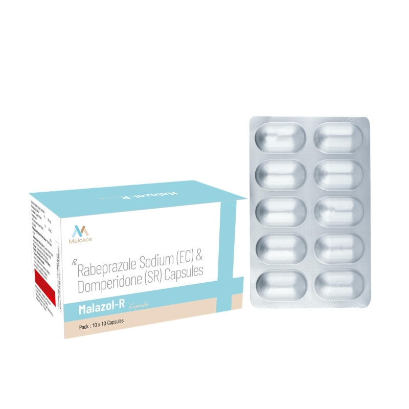 ENTERIC COATED RABEPRAZOLE SODIUM 20 MG + DOMPERIDONE 30 MG SR