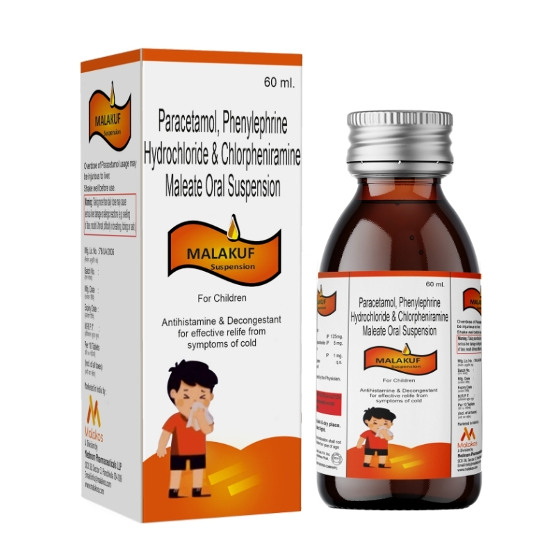 PARACETAMOL 350 MG + PHENYLEPHRINE 5 MG + CHLORPHENIRAMINE MALEATE 2 MG