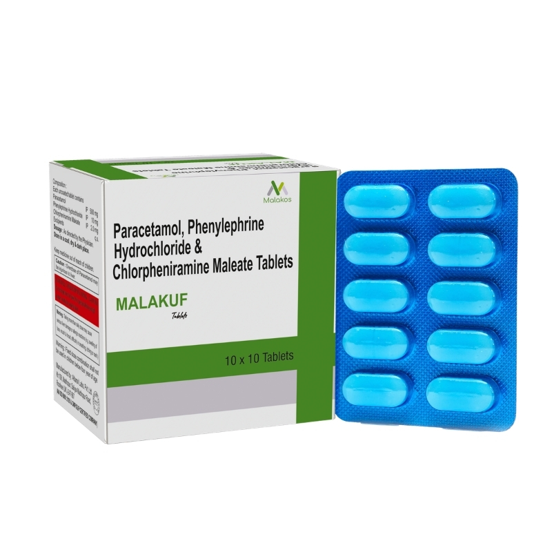 PARACETAMOL 125 MG + PHENYLEPHRINE 2.5 MG + CHLORPHENIRAMINE MALEATE 1 MG